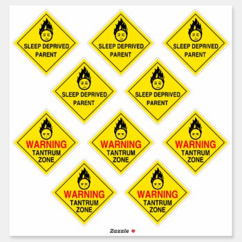 Parental Warning Stickers by scribbleprints at Zazzle