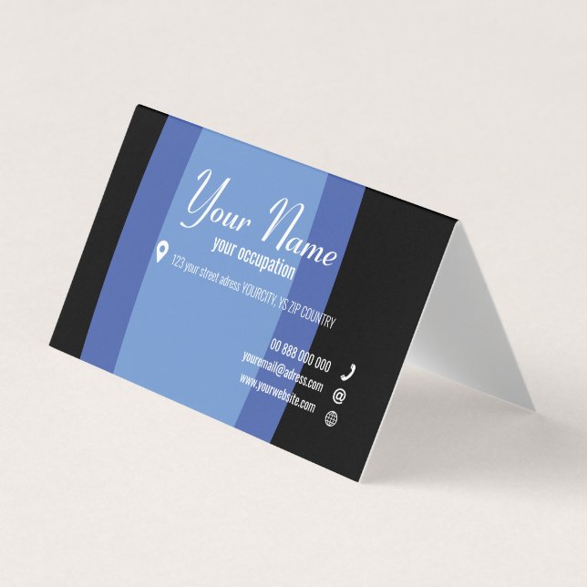 PARENTHESE Collection Folded Business Card (Front)