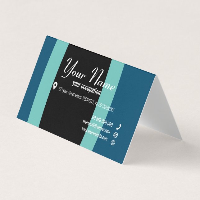 PARENTHESE Collection Folded Business Card (Front)