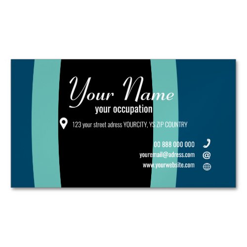 PARENTHESE Collection Minimalist Simple BCM Business Card Magnet