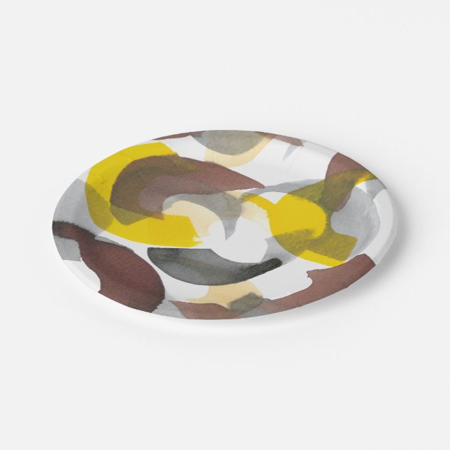 Parenthesis II Paper Plates (Angled)