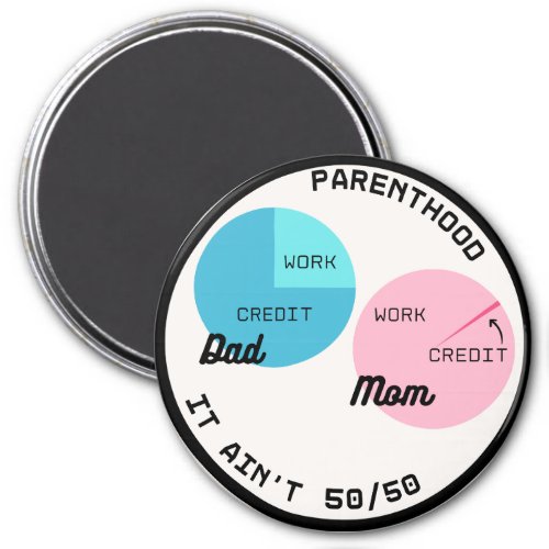 Parenthood Graphs It Aint 5050 Magnet