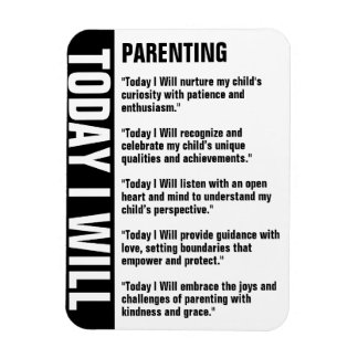 Parenting Goals Reminder Customize Magnet