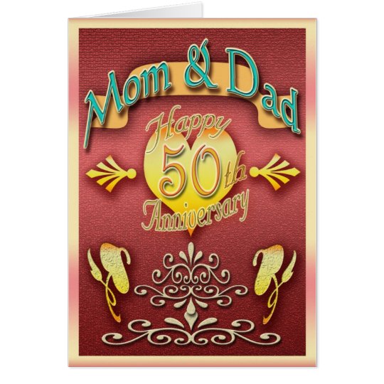 Beautiful 44 Anniversary Card To Parents