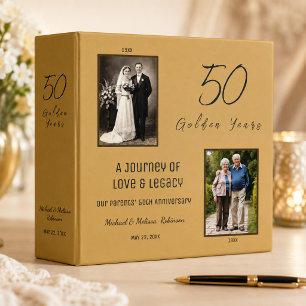 Parents 50th Anniversary Legacy Binder