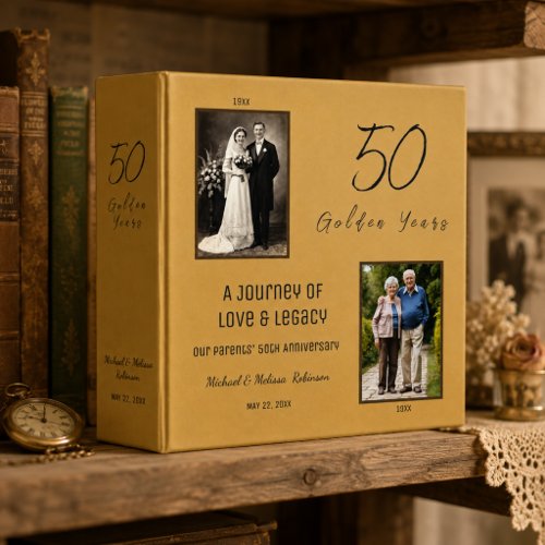 Parents 50th Anniversary Legacy Binder