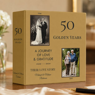 Parents 50th Anniversary Memory Binder