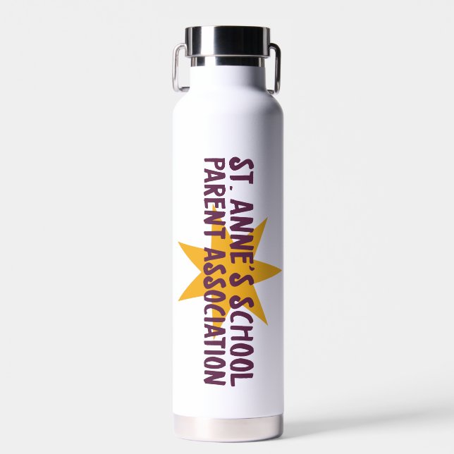 Parents Association Water Bottle (Front)