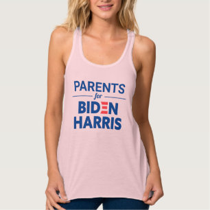 Parents for Biden Harris Custom Text Multi-Color Tank Top