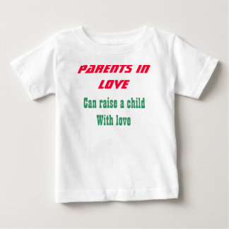 Parents in love baby t-shirts