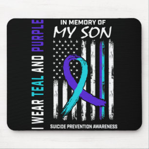 Parents In Memory Of Son Suicide Awareness Prevent Mouse Pad
