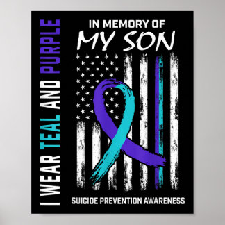 Parents In Memory Of Son Suicide Awareness Prevent Poster