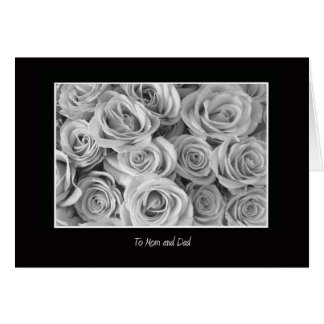 Parents Mom and Dad Wedding Thank You Card