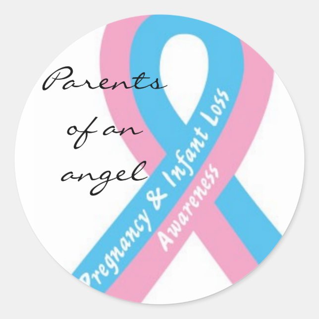 Parents of an angel Sticker (Front)