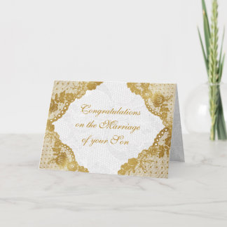 Parents of Bride Congratulations Greetings Card
