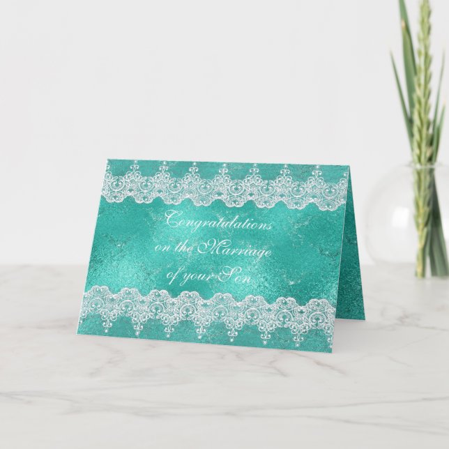 Parents of Bride Congratulations Greetings Card (Front)