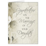 Parents of the Bride Congratulations Pink Daisies Card | Zazzle