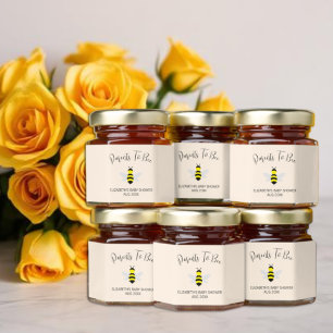 Parents To Bee Baby Shower Honey Jar Favors