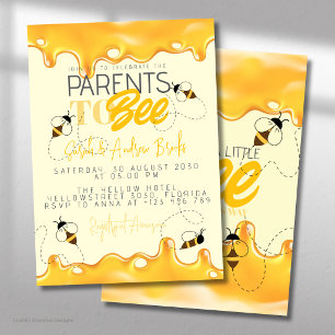 Parents to Bee Baby Shower Invitation