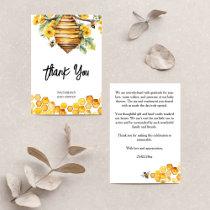 Parents to bee spring bee baby shower thank you