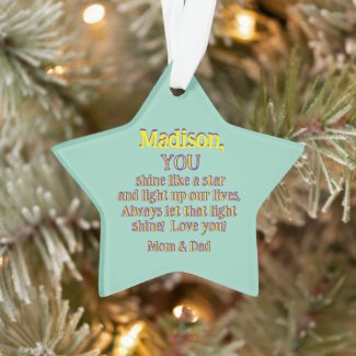 PARENTS TO DAUGHTER/YOU SHINE LIKE A STAR
