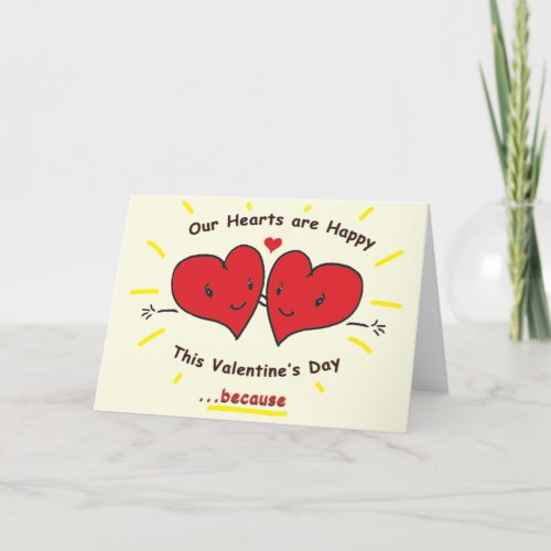 Parents to Son Valentines Day Card