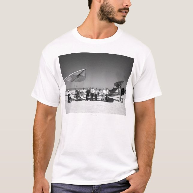 Paresev 1-A and Tow Plane with Crew and Pilot T-Shirt (Front)