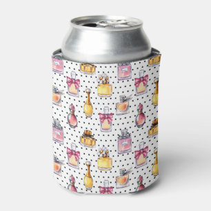 Parfum Bottle Pattern Can Cooler