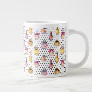 Parfum Bottle Pattern Giant Coffee Mug