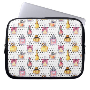 Parfum Bottle Pattern Laptop Sleeve