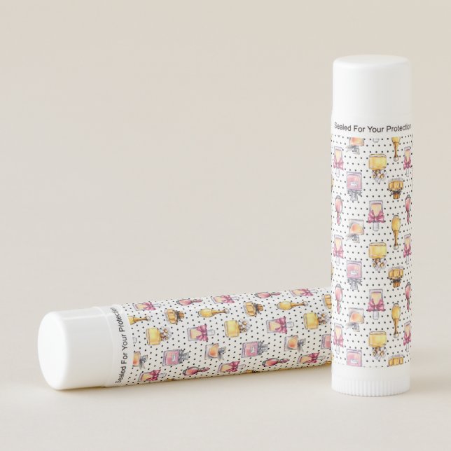 Parfum Bottle Pattern Lip Balm (Front)