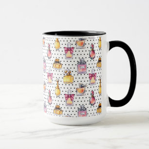 Parfum Bottle Pattern Mug