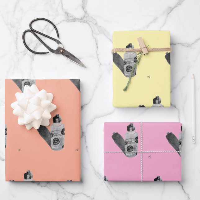 Parfum D’eau Wrapping Paper Sheets (Front)