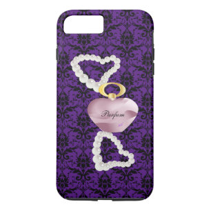 Parfum&Pearls Purple Damask iPhone7Plus Tough Case
