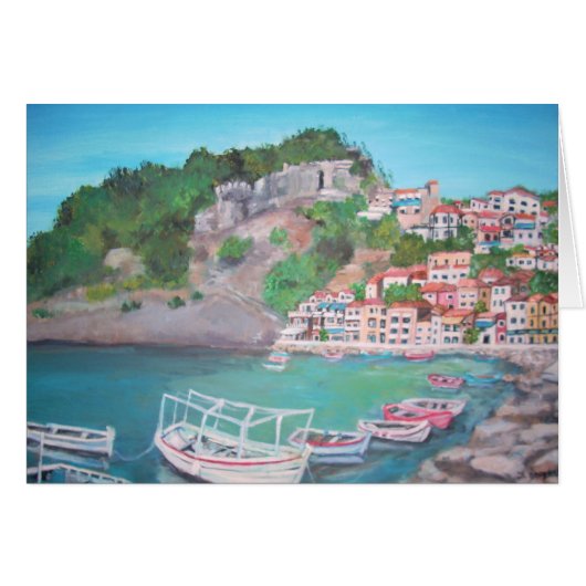 Parga, Greece Card (Front Horizontal)
