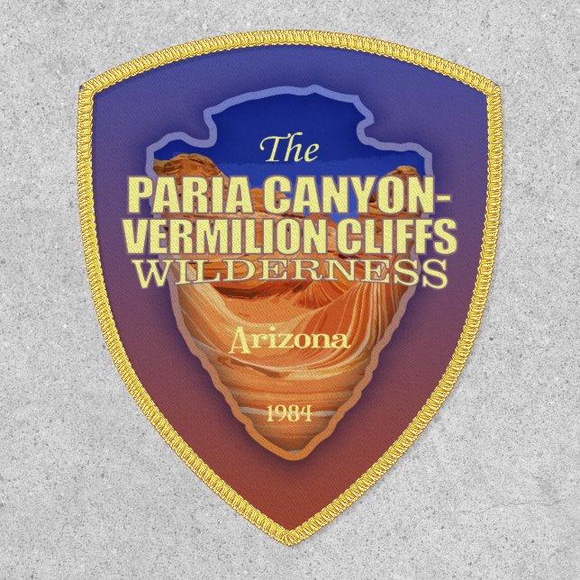 Paria Canyon - Vermilion Cliffs (arrowhead)  Patch (Front)