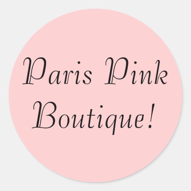 Paria Pink Boutique! Sticker (Front)