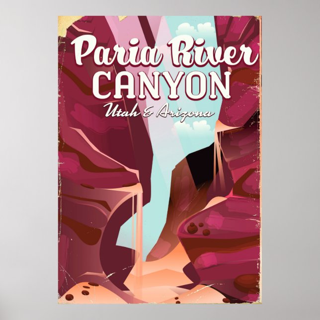 Paria River Canyon, Utah & Arizona Poster (Front)