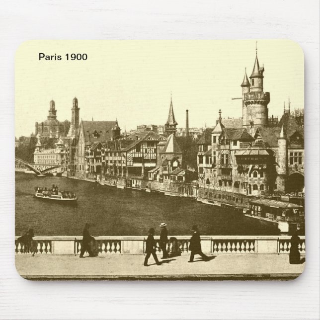 Paris 1900  Mousepad (Front)