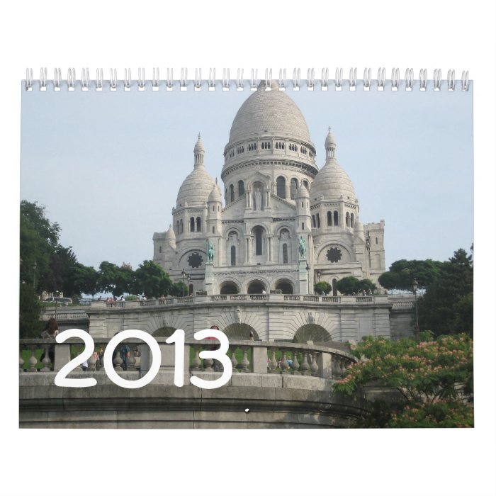 Paris 2013 calendar