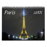 Paris Calendar 2023 Paris France 2023 Large Calendar | Zazzle.com