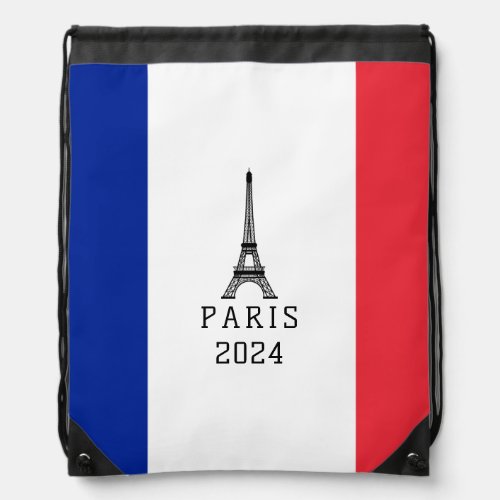 Paris 2024 drawstring bag