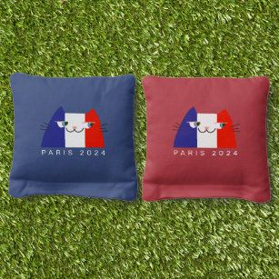 Paris 2024 France Cornhole Bags