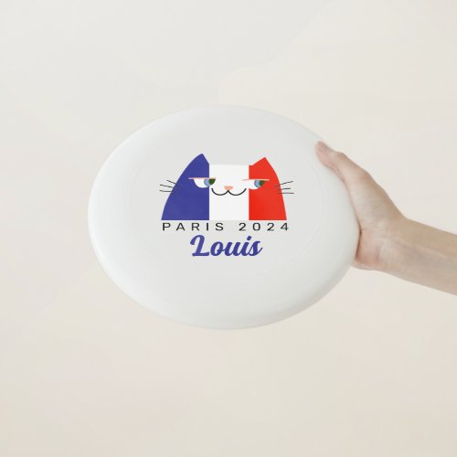 Paris 2024 France Personalized Wham_O Frisbee