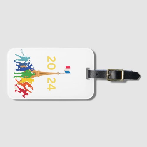 Paris 2024 luggage tag