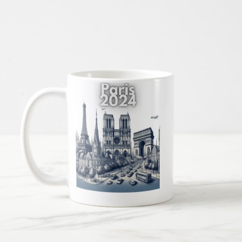 Paris 2024 soon coffee mug