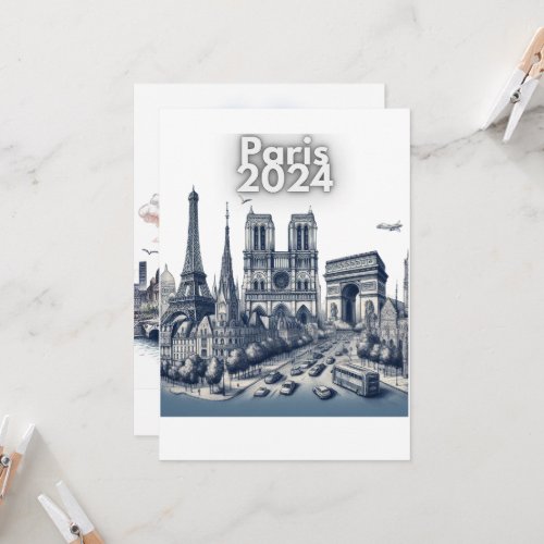 Paris 2024 soon invitation