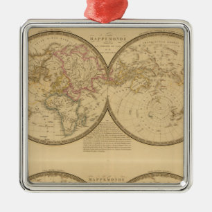 Paris 2 metal ornament