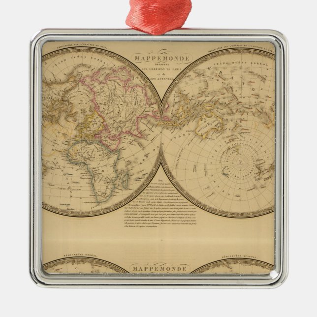 Paris 2 metal ornament (Front)