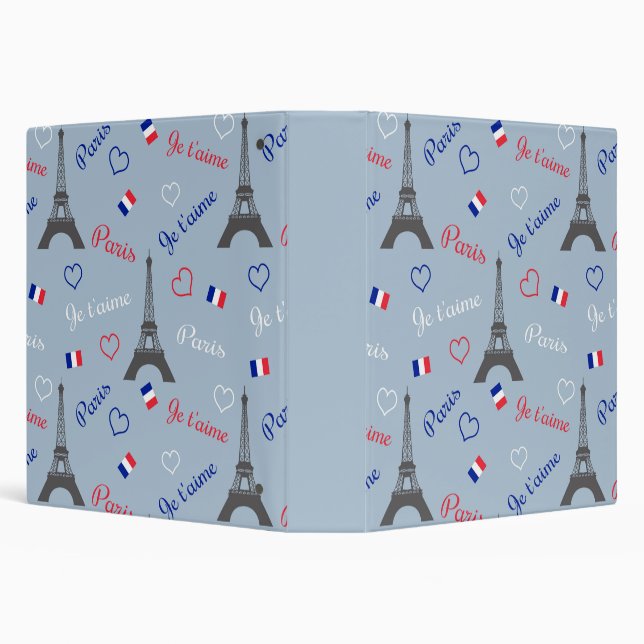 Paris 3 Ring Binder (Background)